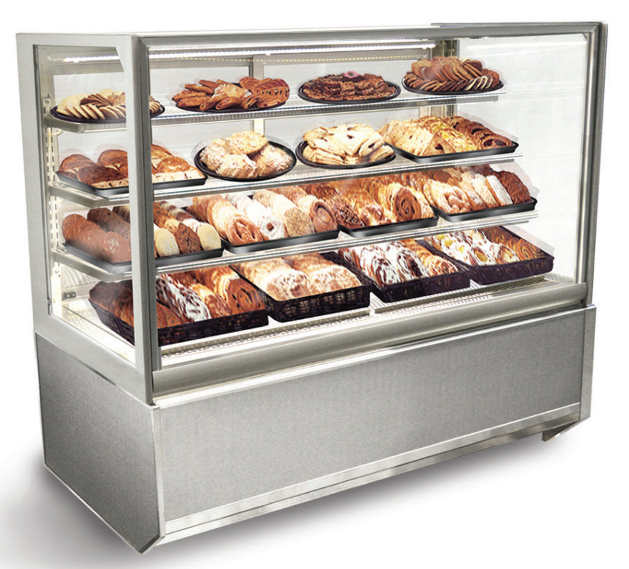 Federal Industries ITD6026-B18 Italian Glass Non-Refrigerated Display Case