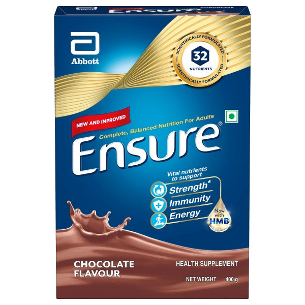 Ensure Nutritional Powder Chocolate Flavour 400gm - Refill Pack