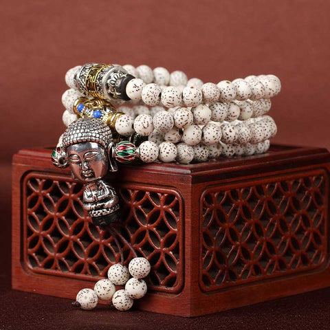 Bodhi Seed Mala Prayer Beads  Bodhi Mala - Antiques Himalaya