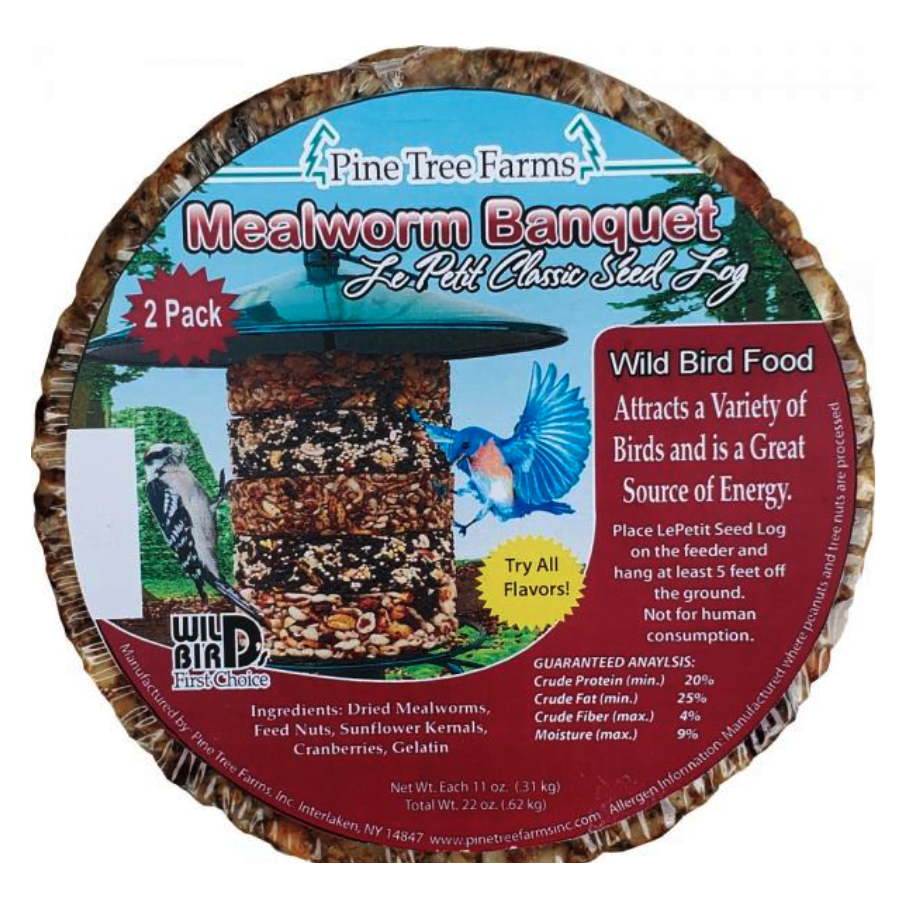 LePetit Mealworm Seed Log - 9.0 oz