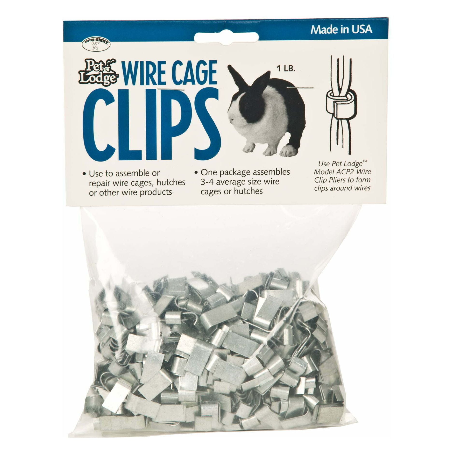 Cage Clips, 1-pound bag