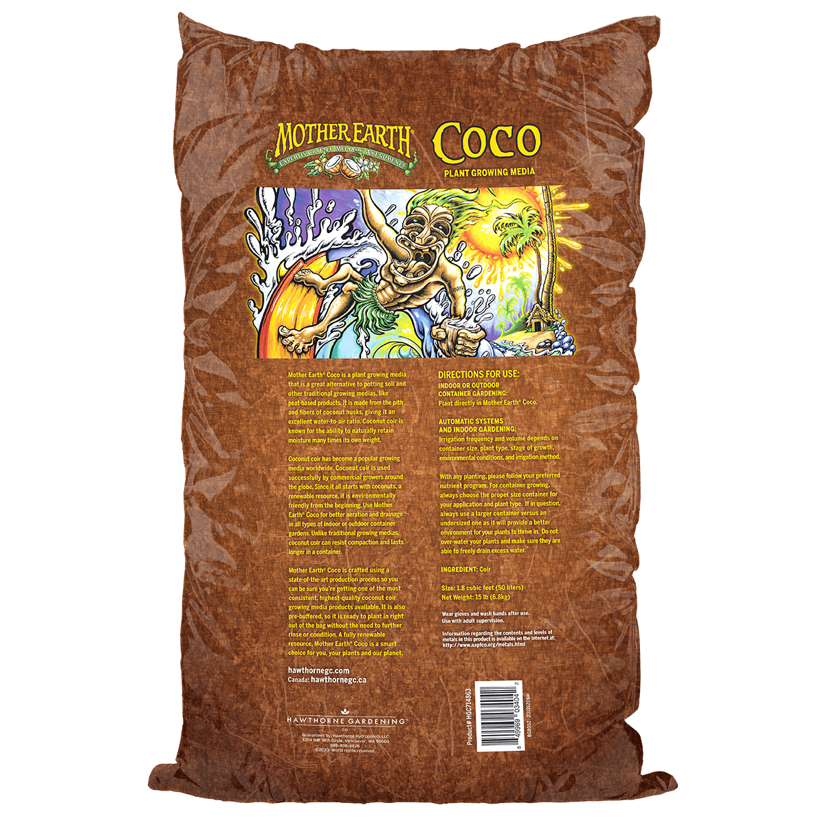 Mother Earth Coco 1.8Cu Ft (50L)