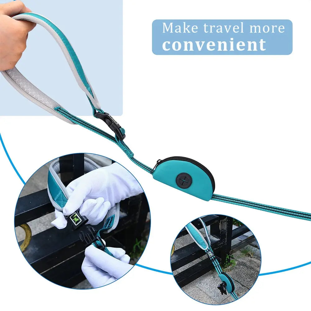 Multifunctional Dog Leash - Reflective Bicycle Leash