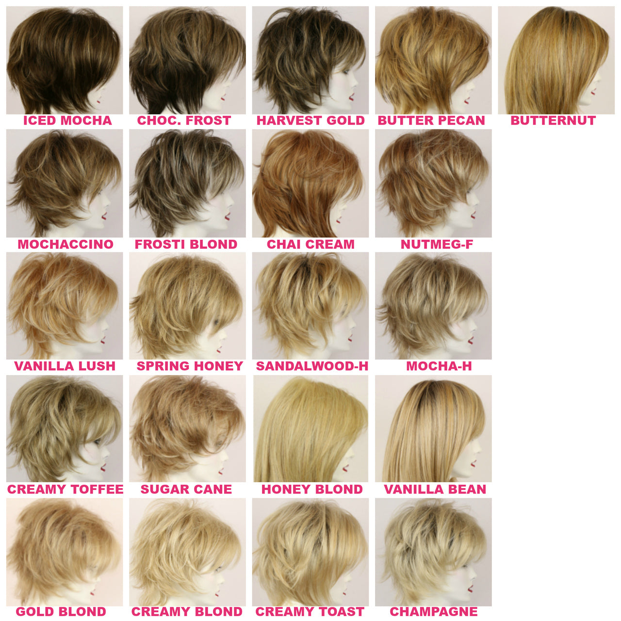 Color Swatches- Blond Colors