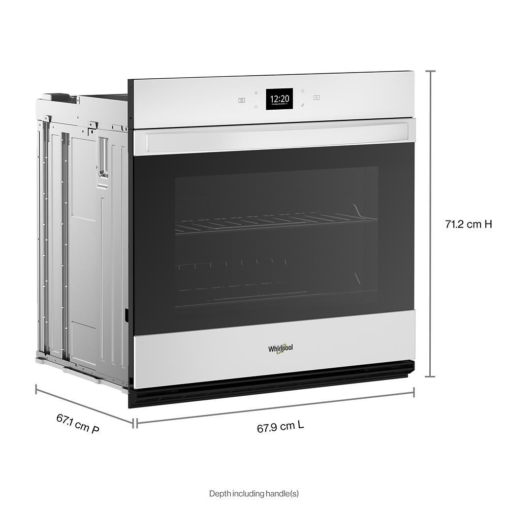 Whirlpool WOES5027LW 4.3 Cu. Ft. Single Wall Oven With Air Fry When Connected