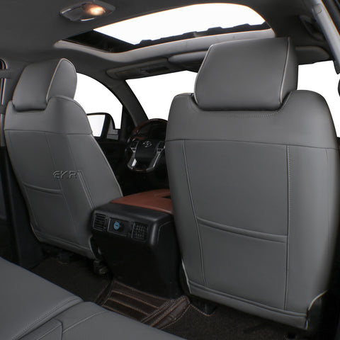 custom seat covers grey 3