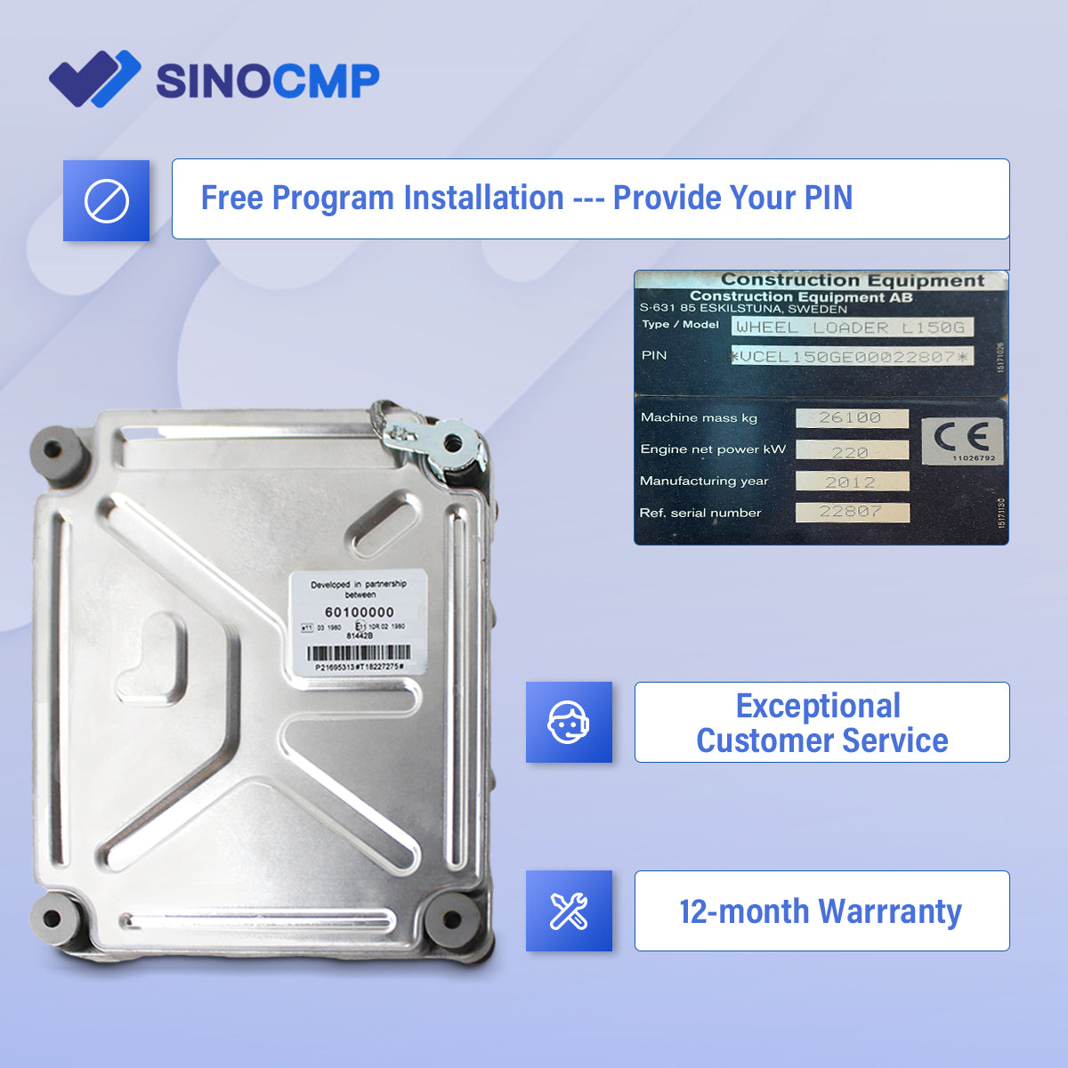 Installation Tips for VOE60100000 ECU Controller - Sinocmp Installation Tips for VOE60100000 ECU Controller - Sinocmp