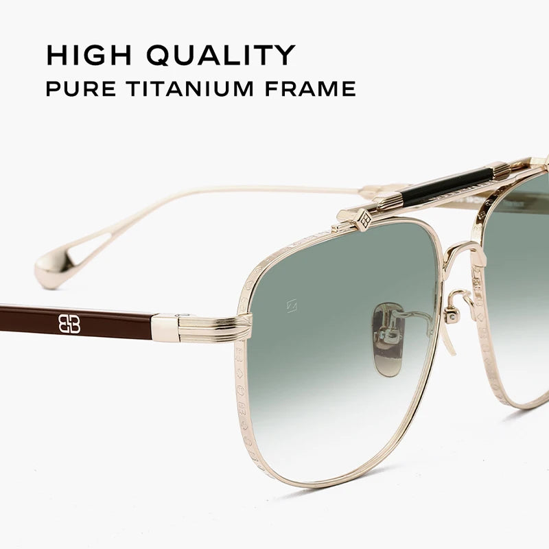 Classy Titanium Photochromic Sunglasses