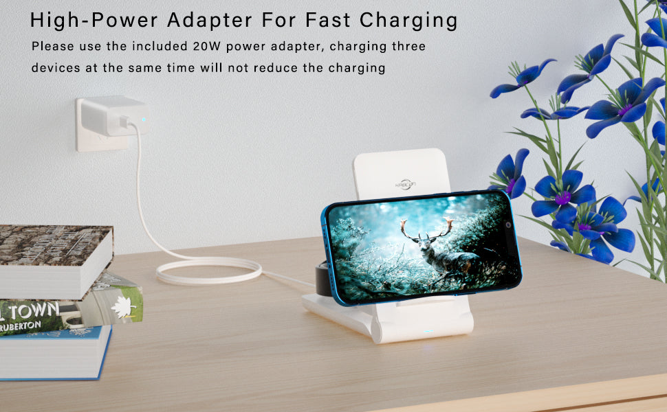 iphone wireless charging station