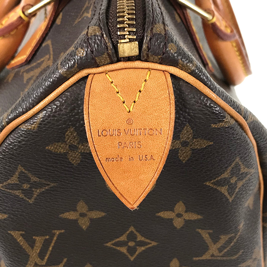 LOUIS VUITTON Monogram Speedy 25 M41109 Hand bag
