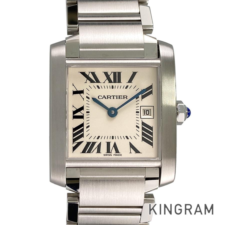 CARTIER Tank Francaise MM W51011Q3 Unisex Watch