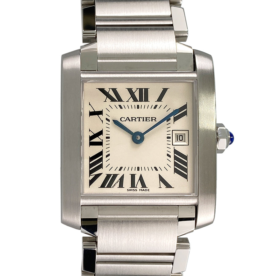 CARTIER Tank Francaise MM W51011Q3 Unisex Watch