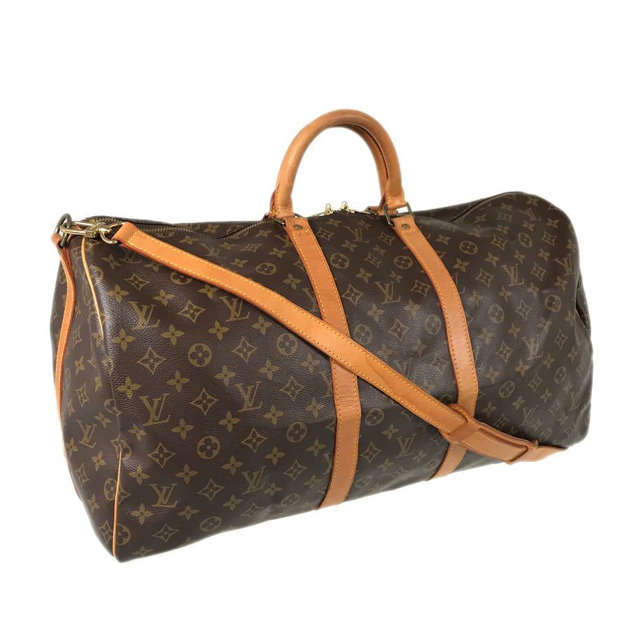 LOUIS VUITTON Monogram Keepall Bandouliere 55 M41414 Boston bag