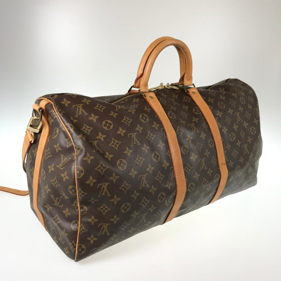 LOUIS VUITTON Monogram Keepall Bandouliere 55 M41414 Boston bag