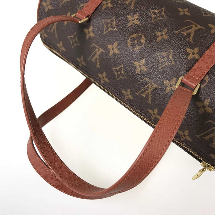 LOUIS VUITTON Monogram Old Papillon 30 M51365 Hand bag