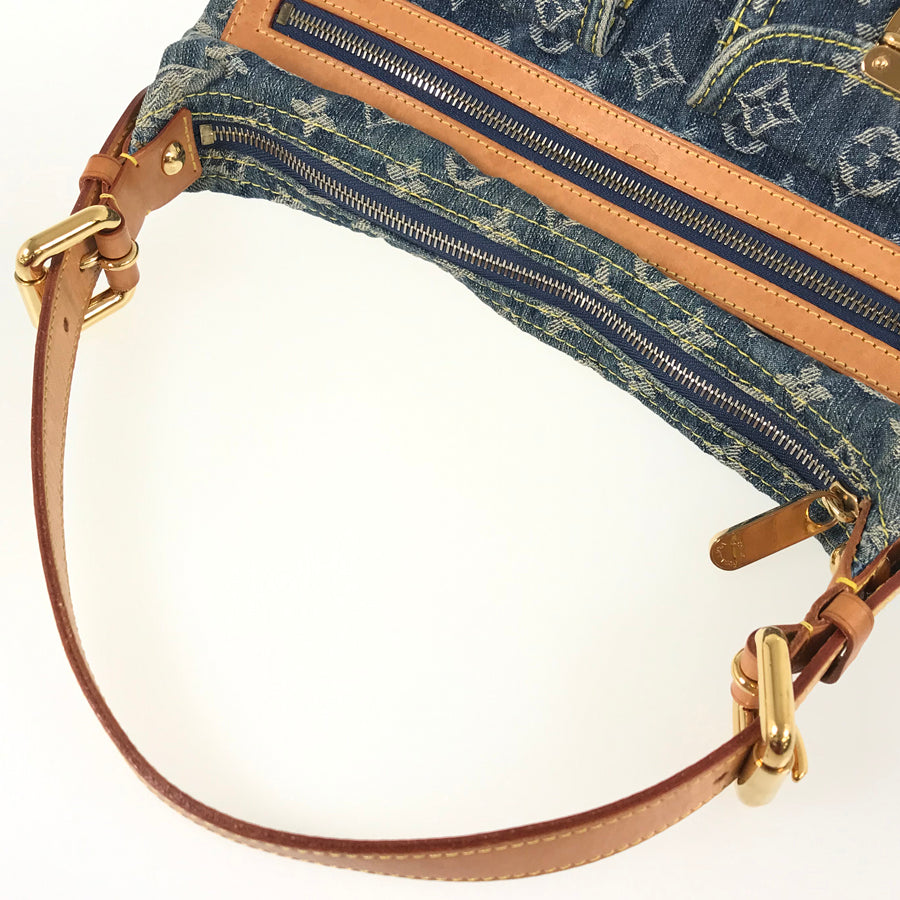 LOUIS VUITTON Monogram Denim Baggy PM M95049 Shoulder bag