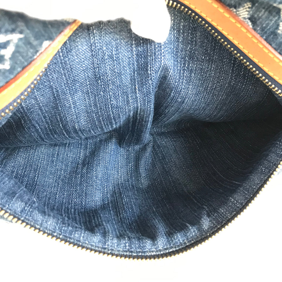 LOUIS VUITTON Monogram Denim Baggy PM M95049 Shoulder bag