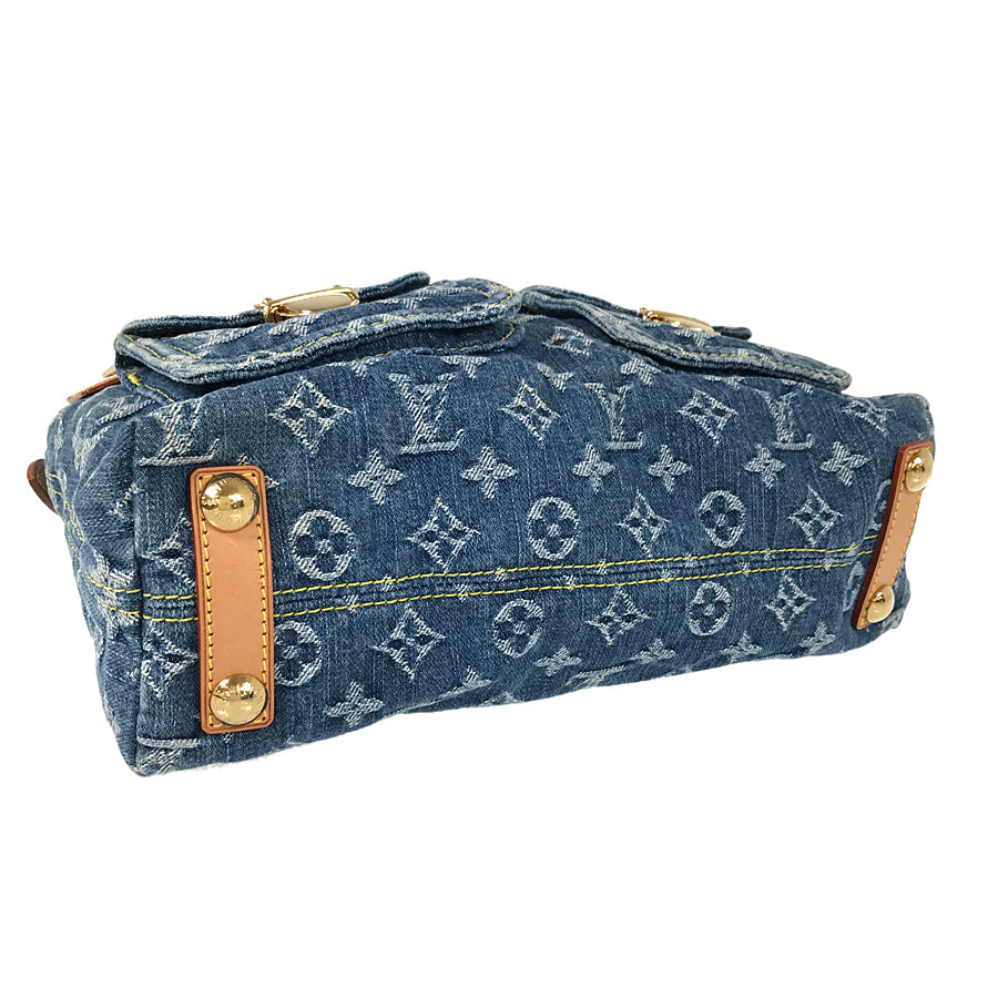 LOUIS VUITTON Monogram Denim Baggy PM M95049 Shoulder bag