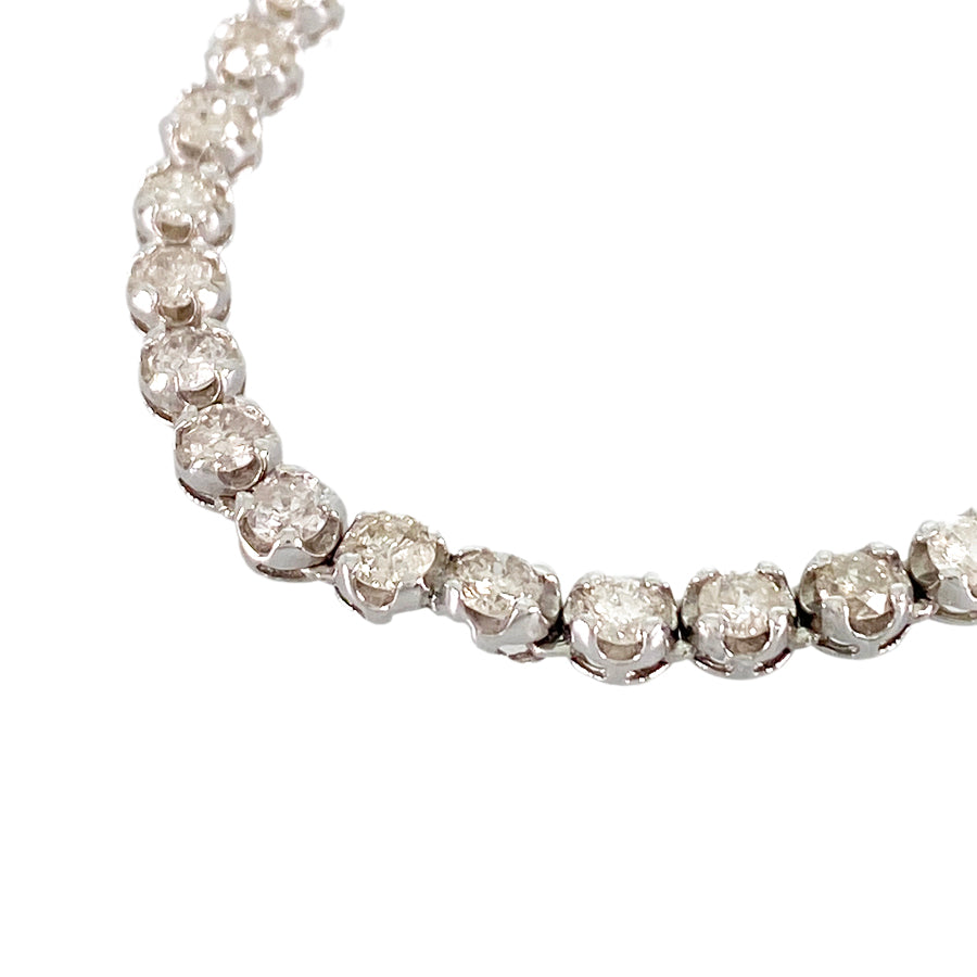 Tennis necklace White gold diamond