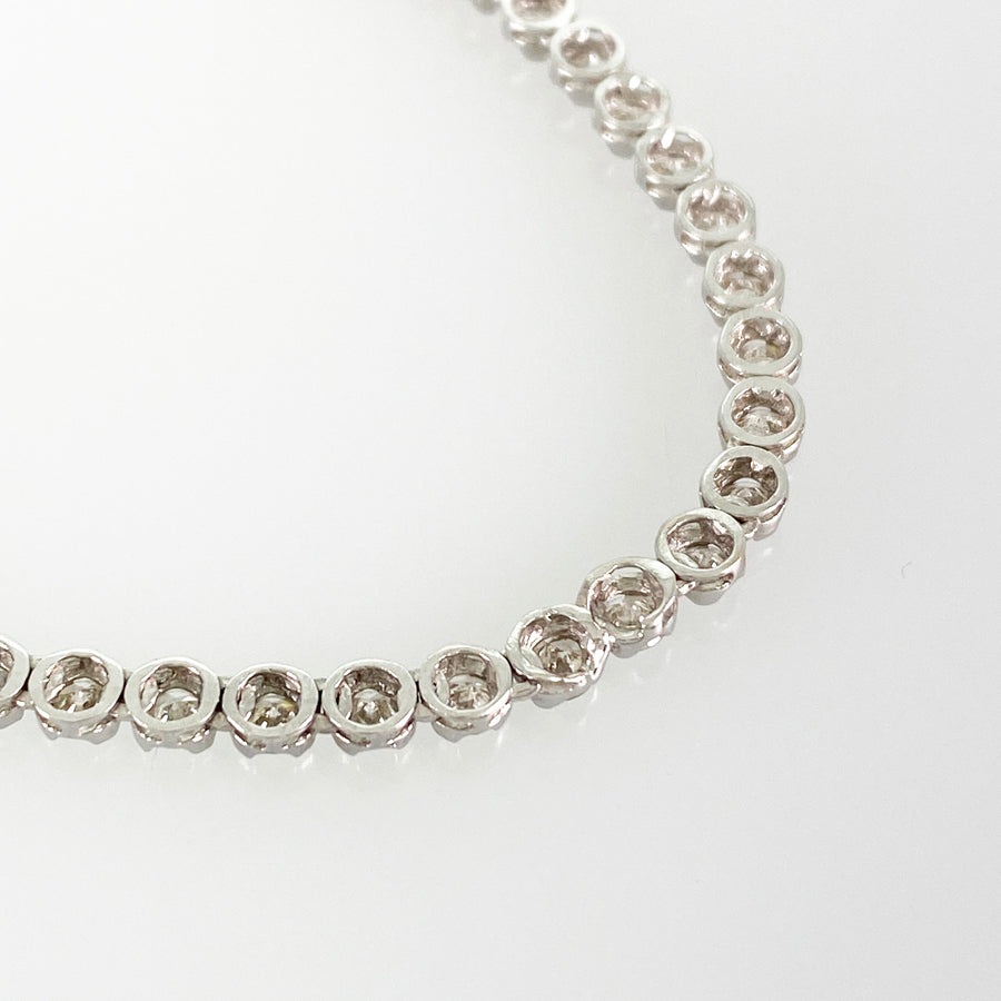 Tennis necklace White gold diamond