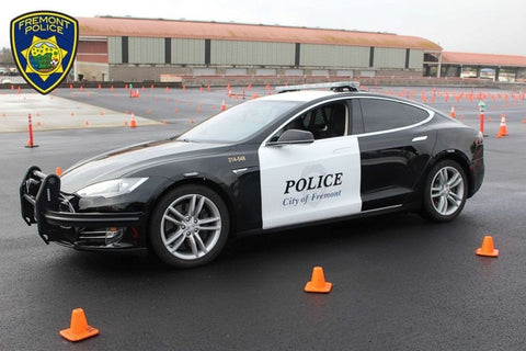 Tesla model s police car