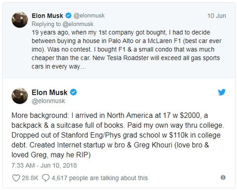 Musk tweets