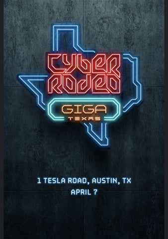 Tesla queue poster