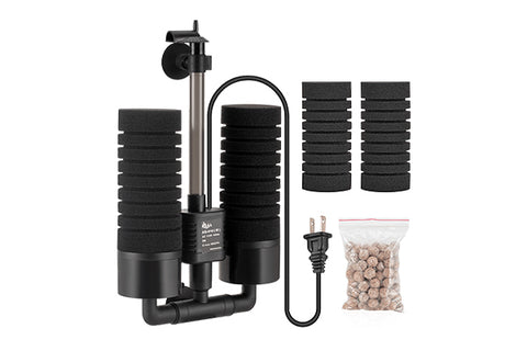 AQQA Electric Aquarium Double Sponge Filter