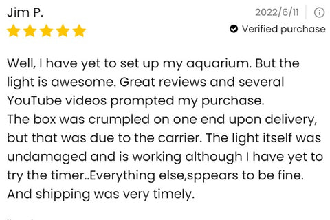 Customer review