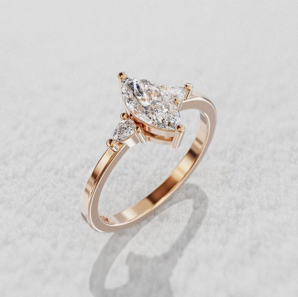 Marquise Cut engagement ring