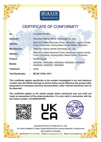 welkin wkes001 and wkes002 UKCA-15194