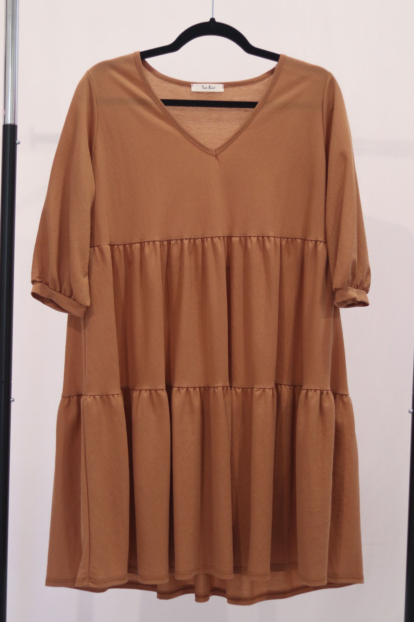 3/4 Sleeve Babydoll Dress