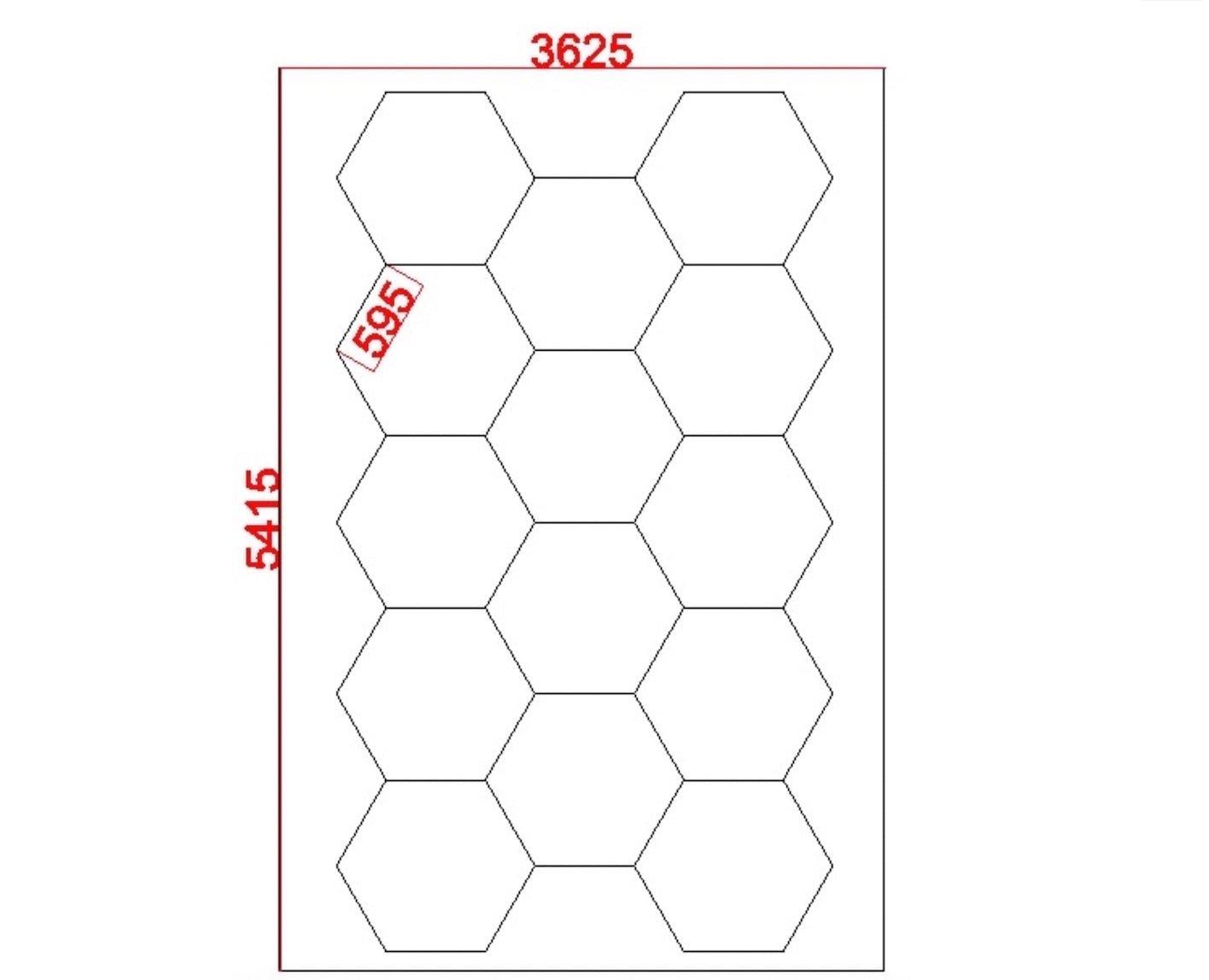 Single Garage Hexagrid Led Lighting System With Border