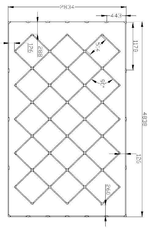 Diamond Grid Led Light Gl/2038