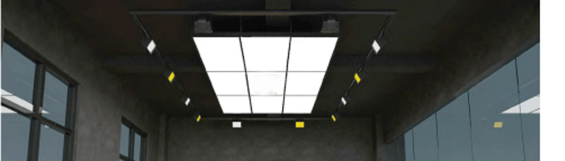 Panel Soft Box Led Light + 12 Surrounding Flood Lights: Gl/1016-1