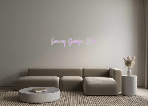 Custom Neon: Sunny Garage Studio