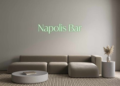 Custom Neon: Napolis Bar