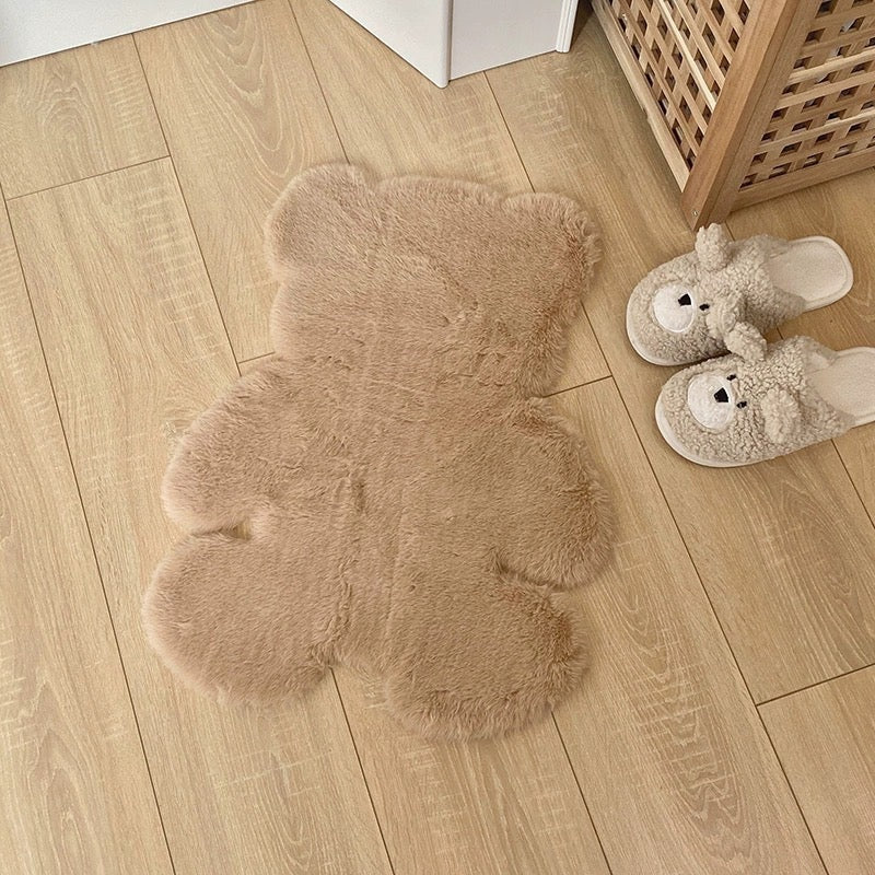 Pets teddy bear style resting & sleeping rug, cute dog & cat bed,