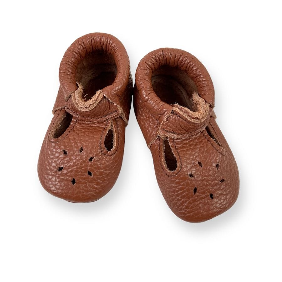 Leather Crib Shoes - Newborn