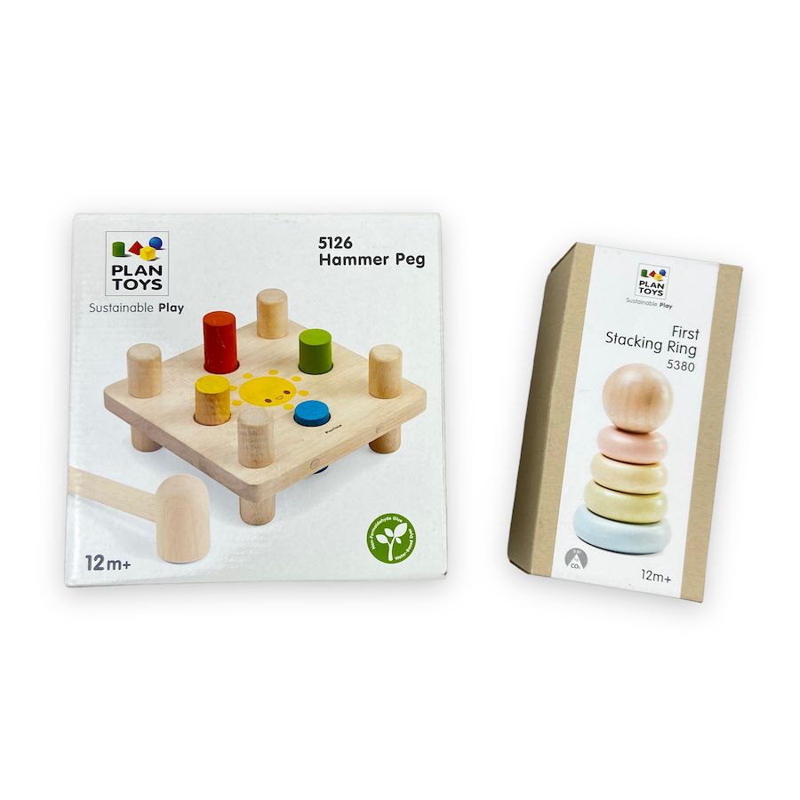 PlanToys Hammer Peg and First Stacking Ring