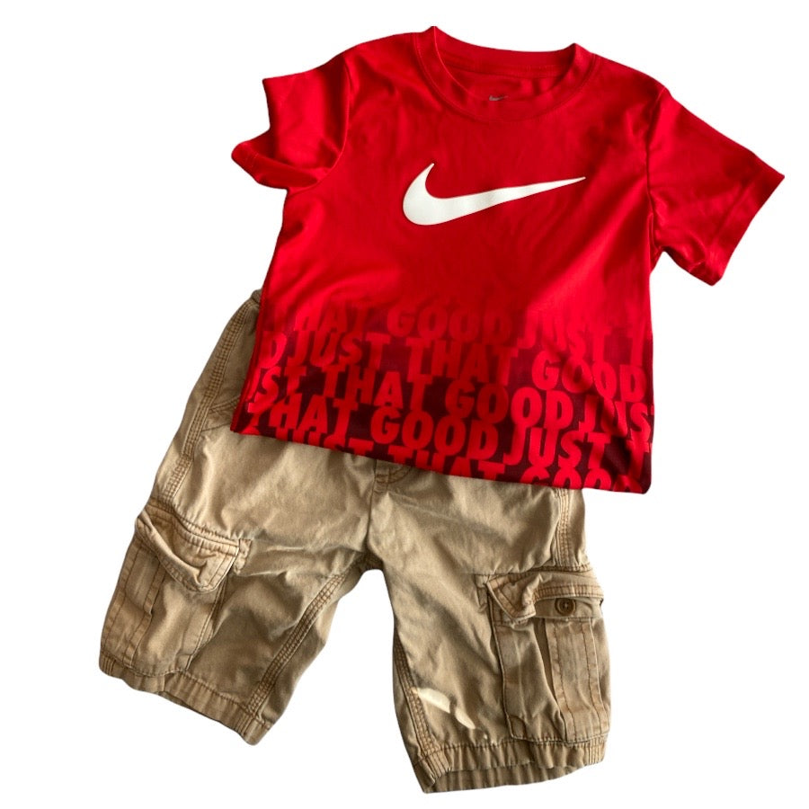 Nike Tee Shirt & Shorts Set 6-7Y