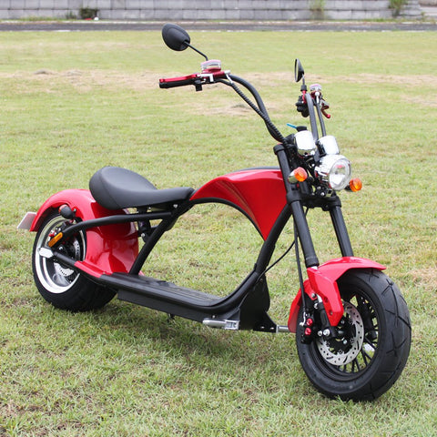 elektro roller scooter city coco m1 2000w EEC COC EU red