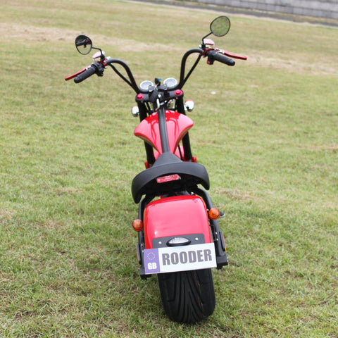 roller elektro city coco m1 chopper Rooder 2000w matte red