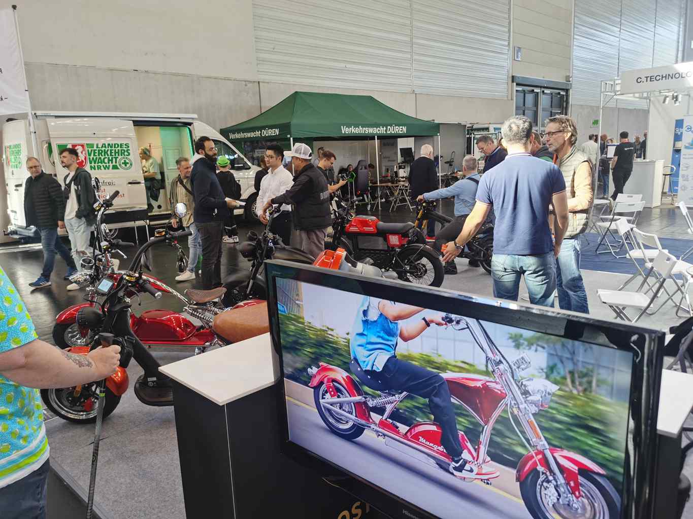 intermot 2022 Rooder mangosteen elektro roller chopper citycoco scooter