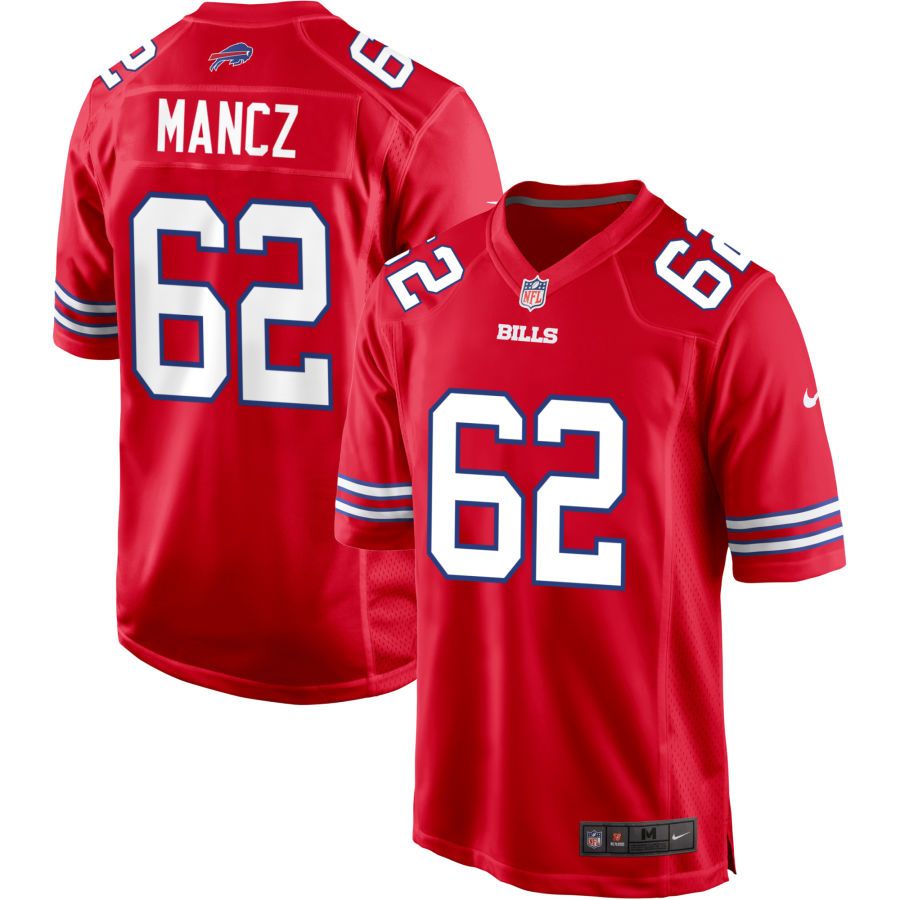 Greg Mancz Buffalo Bills Nike Alternate Game Jersey - Red