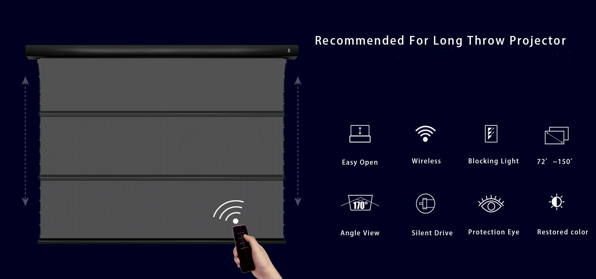 XiJing Best projection screens 2022: 4K, Full HD, portable, short throw