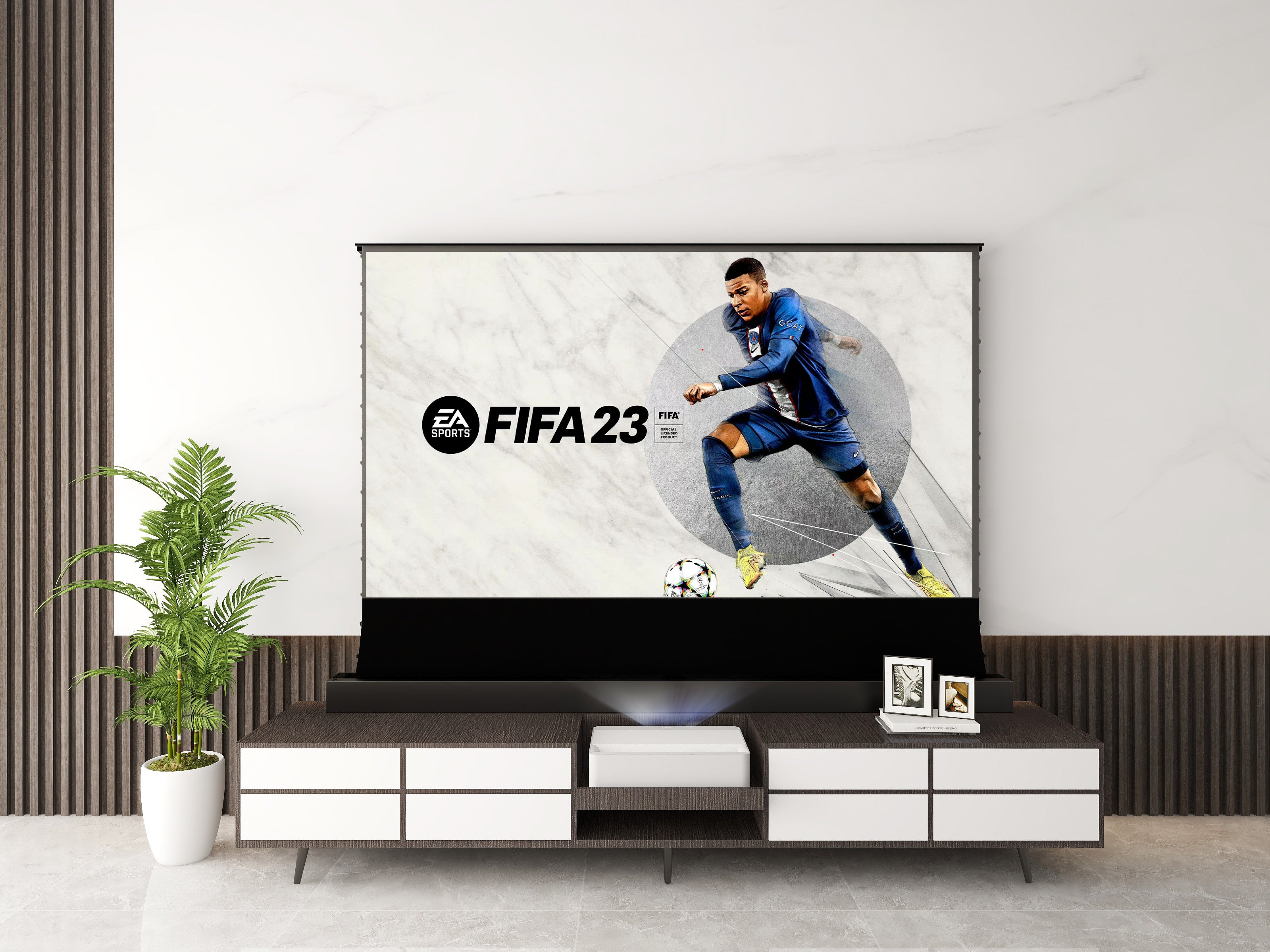 The XiJing electric floor rising screen is a good choice to watch the World Cup, the screen is large, colorful, The 170° viewing angle creates clear. Enjoy beautiful, colorful games on this high-quality screen.