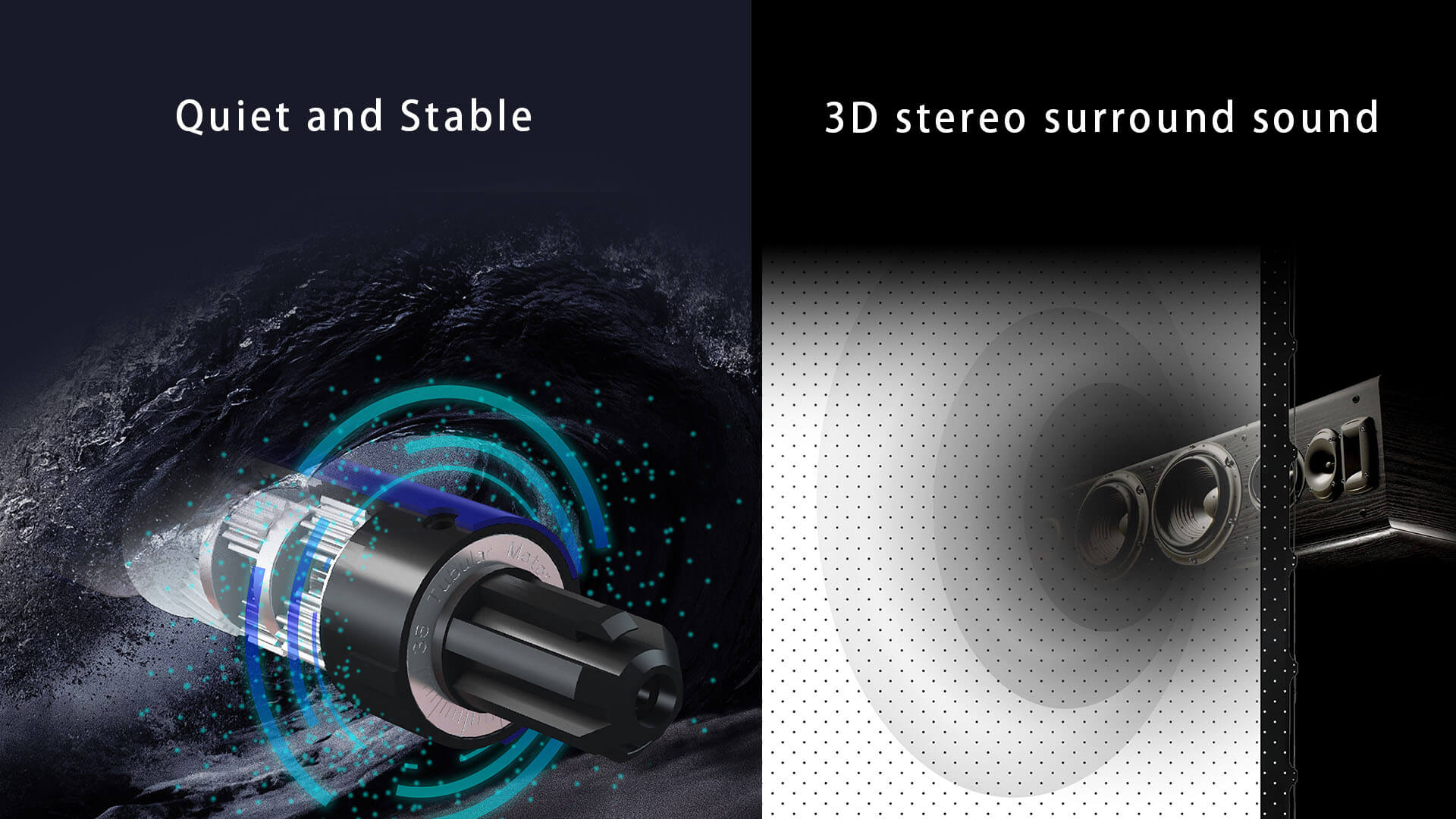 3D Surround Sound Through micro hole processing, the screen surface aper- ture is controlled at 0.4mm; the small aperture, while maintaining sound transmission, also greatly reduces the problem of light loss.