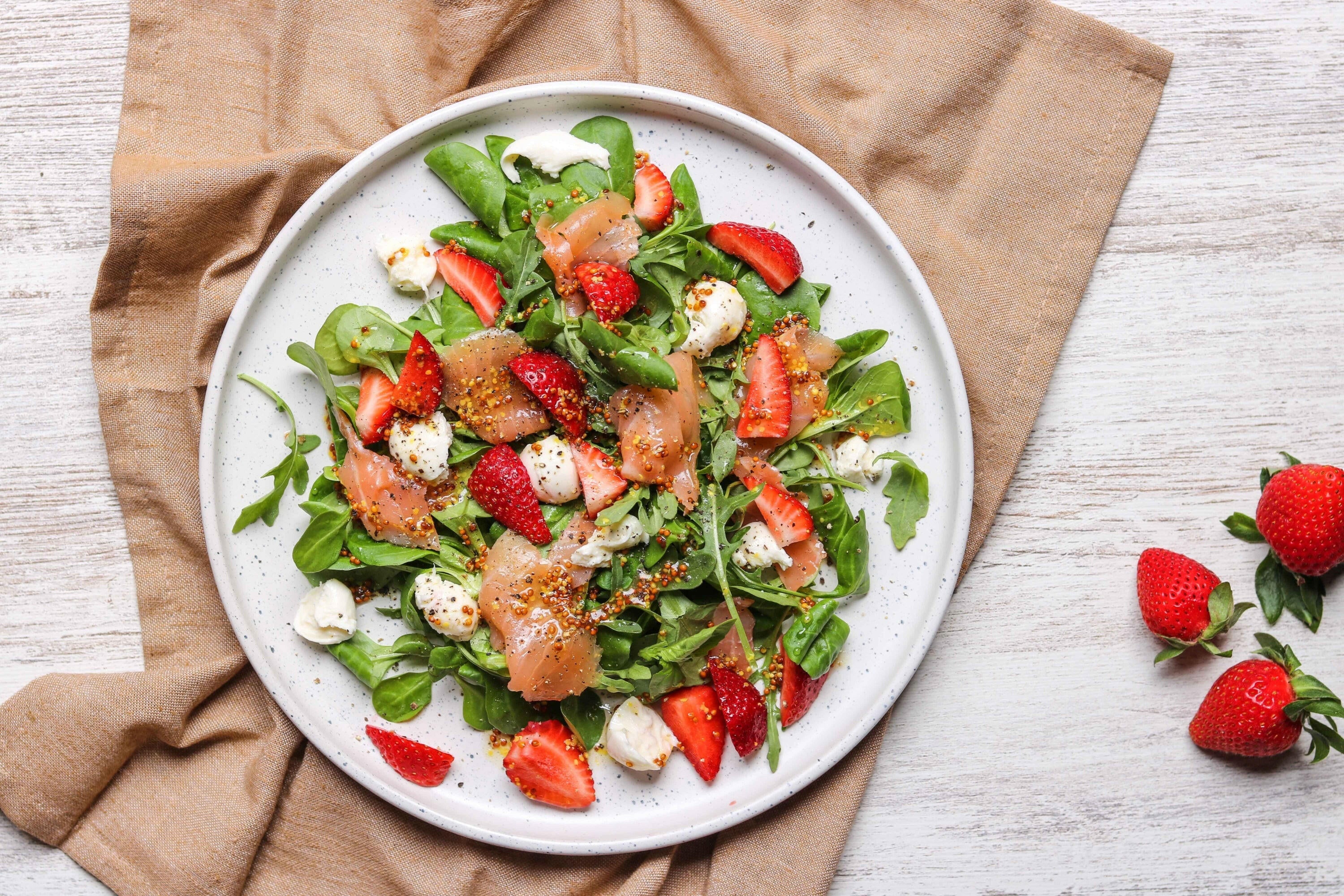 Smoked Salmon & Strawberry Salad | Recipe Download