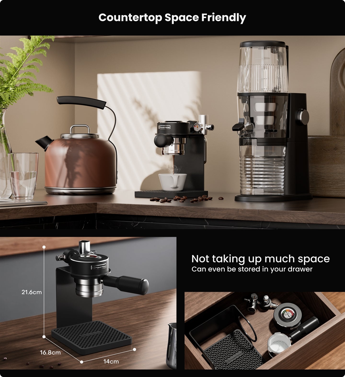 Maespresso 58 Pro - Pneumatic Manual Espresso Maker – Maestri House